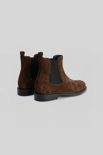 Robert Barakett |  Bottes Chelsea en daim Murphey - Brun rouille