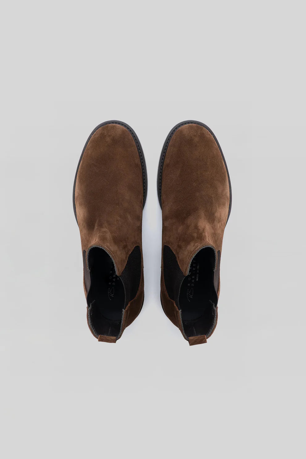 Robert Barakett |  Bottes Chelsea en daim Murphey - Brun rouille
