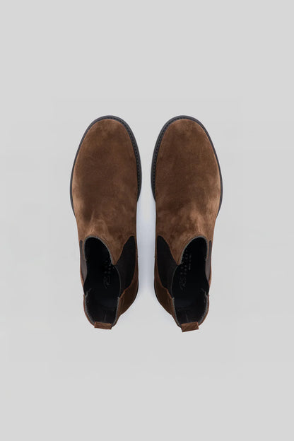 Robert Barakett |  Bottes Chelsea en daim Murphey - Brun rouille