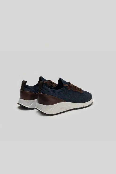 Robert Barakett | baskets "Bryce Knit" - Bleu marin