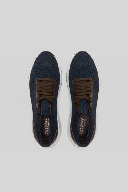 Robert Barakett | baskets "Bryce Knit" - Bleu marin