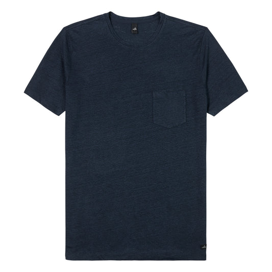 WAHTS  |  Le T-shirt à poches en lin ''REESE'' - Marine