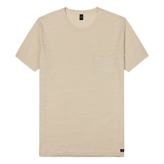 WAHTS  |  Le T-shirt à poches en lin ''REESE'' - Sable