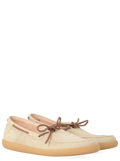 Astorflex | Mocassins ''Rivaflex'' en daim - Écru