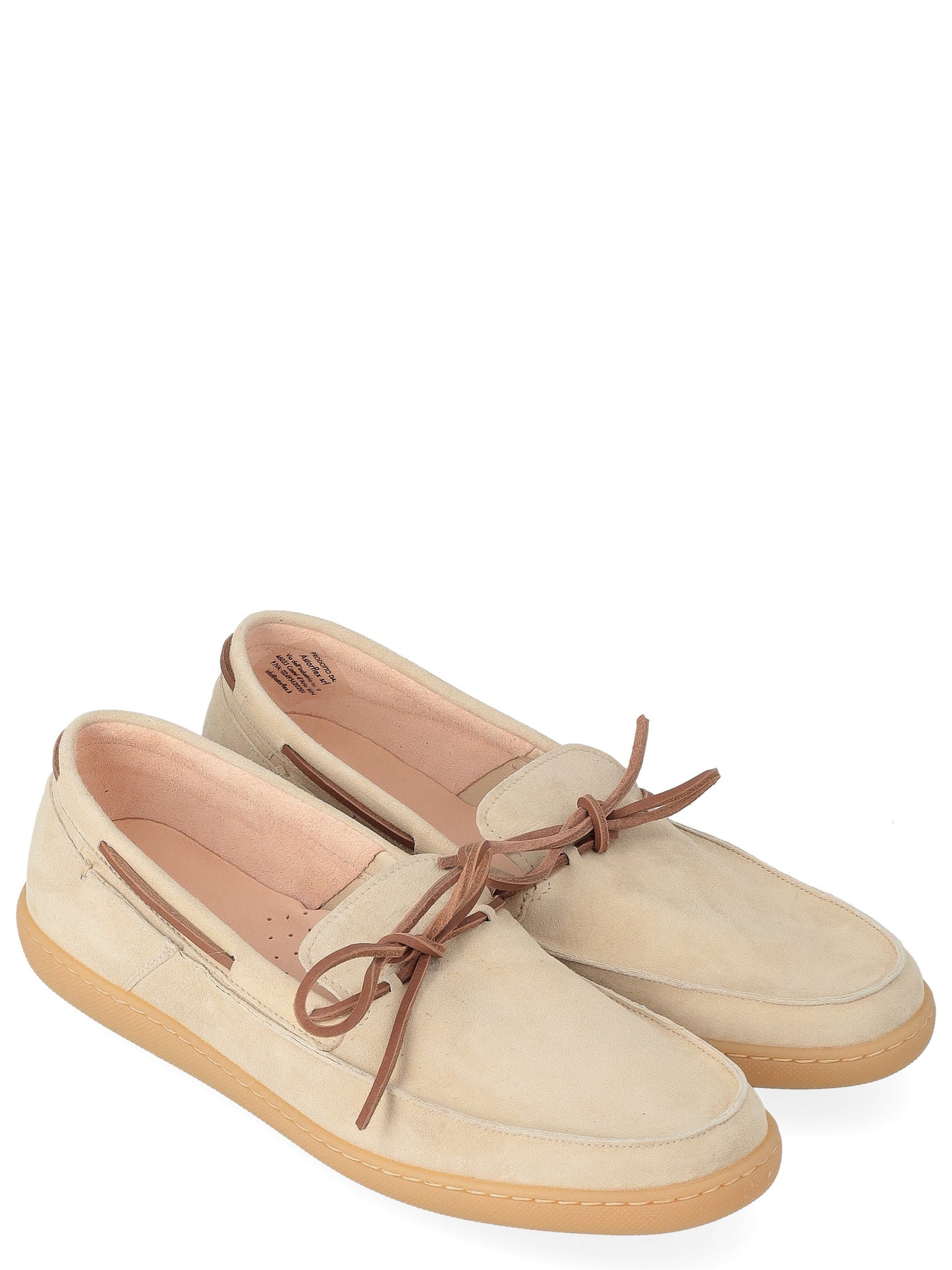 Astorflex | Mocassins ''Rivaflex'' en daim - Écru