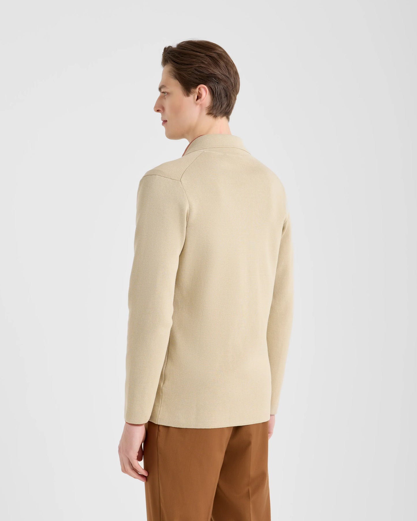 Filippo De Laurentiis | Veste en coton crêpé à double boutonnage - Beige