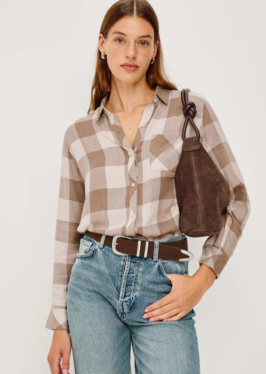 Rails | Chemise à carreaux ''Hunter'' - Marron