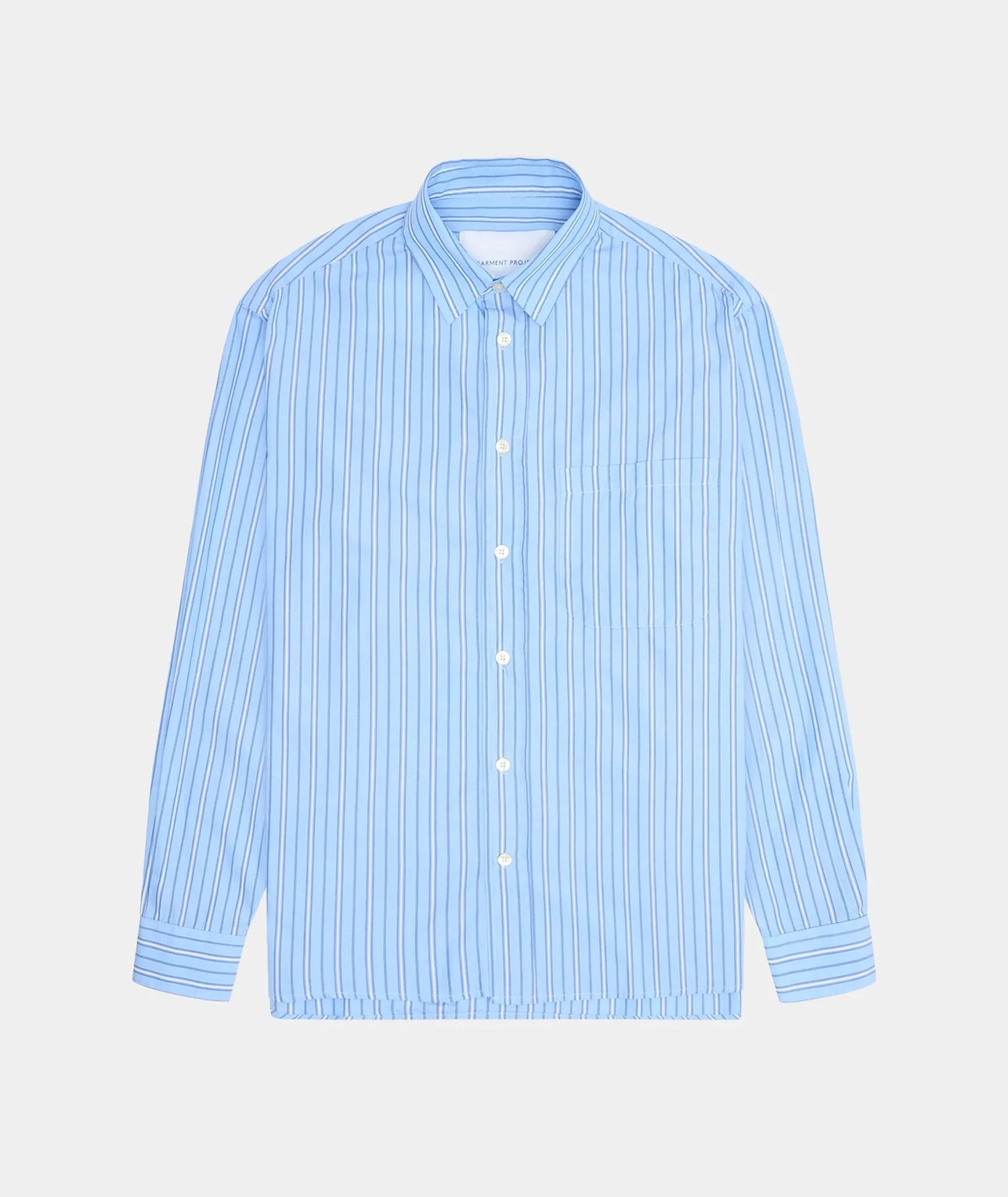 Garment Project | Chemise à rayures "Relaxed" - Bleu