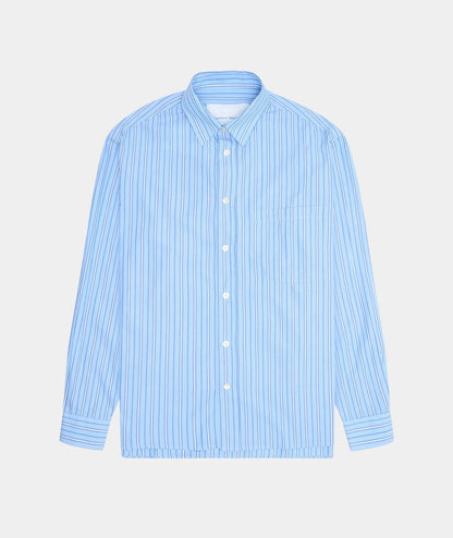 Garment Project | Chemise à rayures "Relaxed" - Bleu