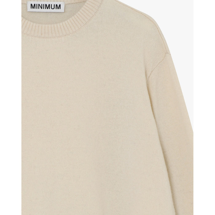 MINIMUM | Pull en tricot “Roland” - Mastic