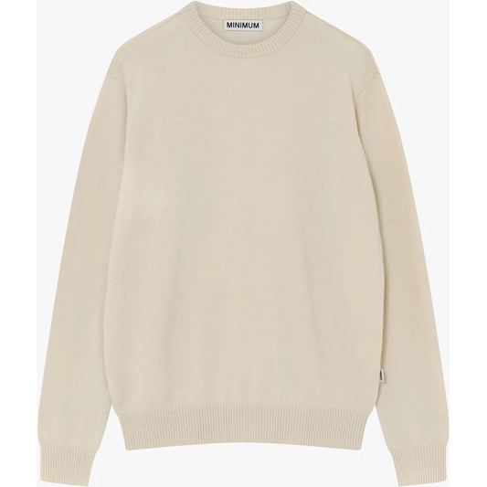 MINIMUM | Pull en tricot “Roland” - Mastic