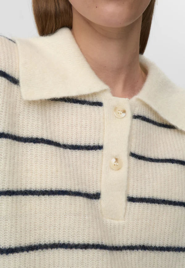 MINIMUM | Polo 'Ruth' | Crème