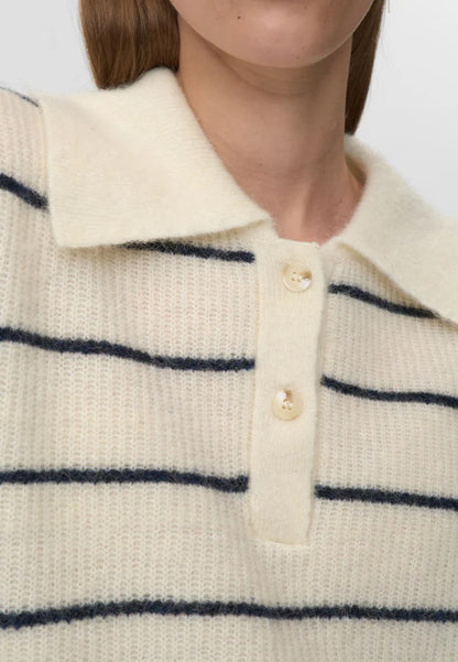 MINIMUM | Polo 'Ruth' | Crème