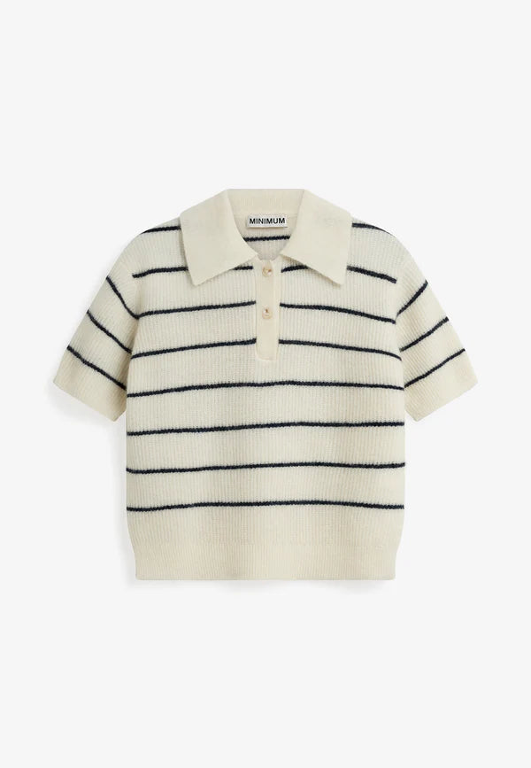 MINIMUM | Polo 'Ruth' | Crème