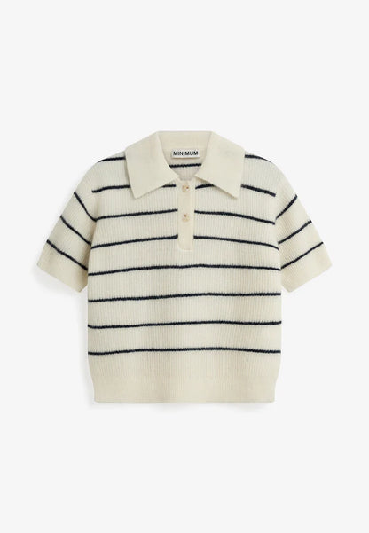 MINIMUM | Polo 'Ruth' | Crème