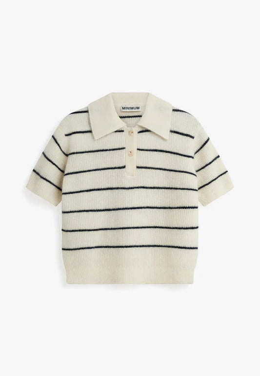 MINIMUM | Polo 'Ruth' | Crème