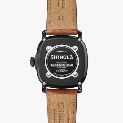 SHINOLA - Montre 'The Guardian' 41,5 mm avec cadran noir