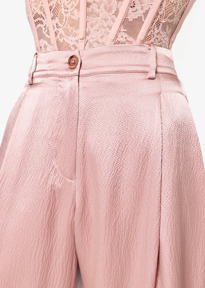 CAMI NYC | Pantalon en soie "Fabian" - rose