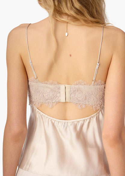 CAMI NYC | Camisole bustier en soie "Zoie"- Champagne