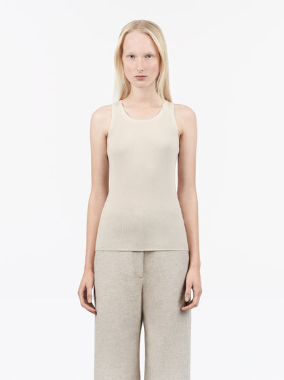 Tiger if Sweden | Débardeur en tricot "Rayer" | Crème