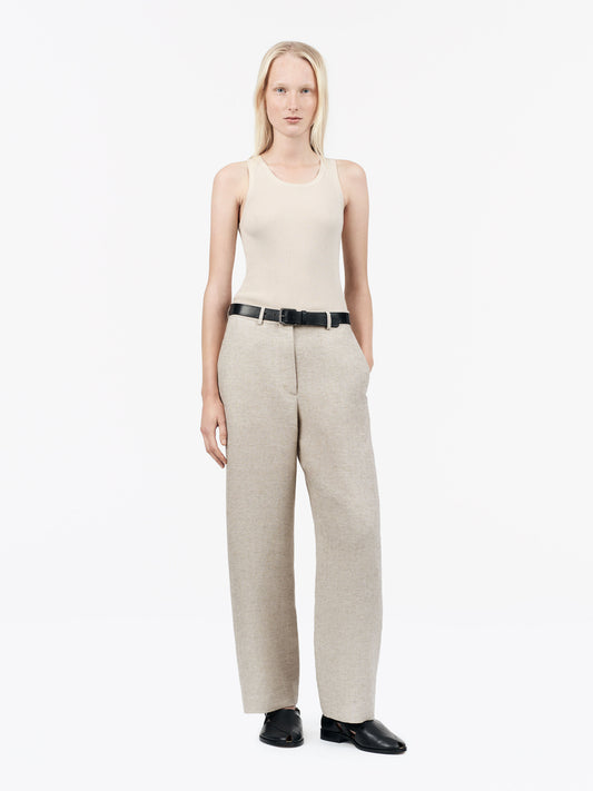 Tiger if Sweden | Débardeur en tricot "Rayer" | Crème