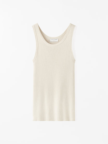 Tiger if Sweden | Débardeur en tricot "Rayer" | Crème
