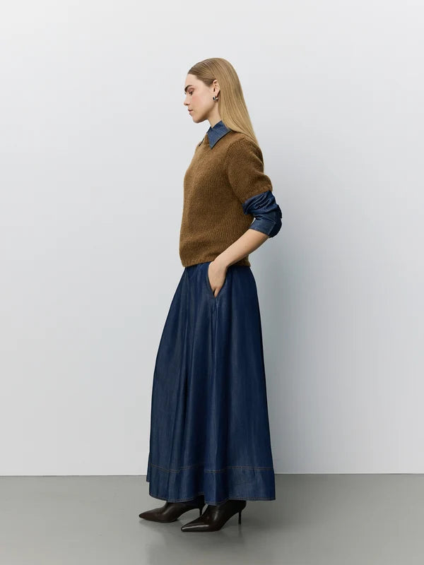 SOFIE SCHNOOR | Pull à manches courtes "Sagasw"- Marron érable