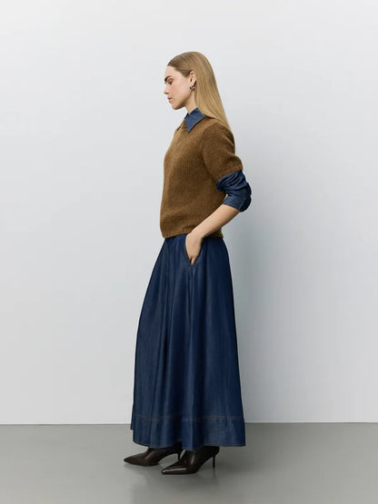 SOFIE SCHNOOR | Pull à manches courtes "Sagasw"- Marron érable