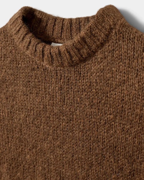 SOFIE SCHNOOR | Pull à manches courtes "Sagasw"- Marron érable