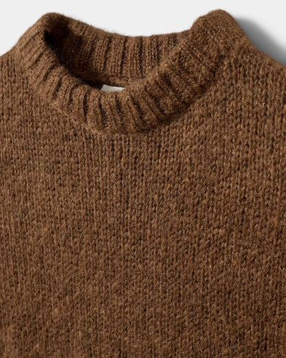 SOFIE SCHNOOR | Pull à manches courtes "Sagasw"- Marron érable