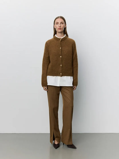 SOFIE SCHNOOR |Cardigan "Selmasw"- Marron érable