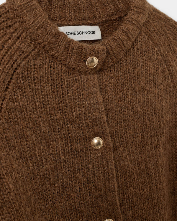 SOFIE SCHNOOR |Cardigan "Selmasw"- Marron érable