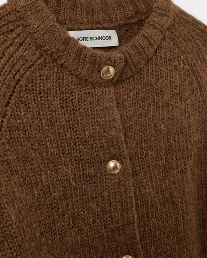 SOFIE SCHNOOR |Cardigan "Selmasw"- Marron érable