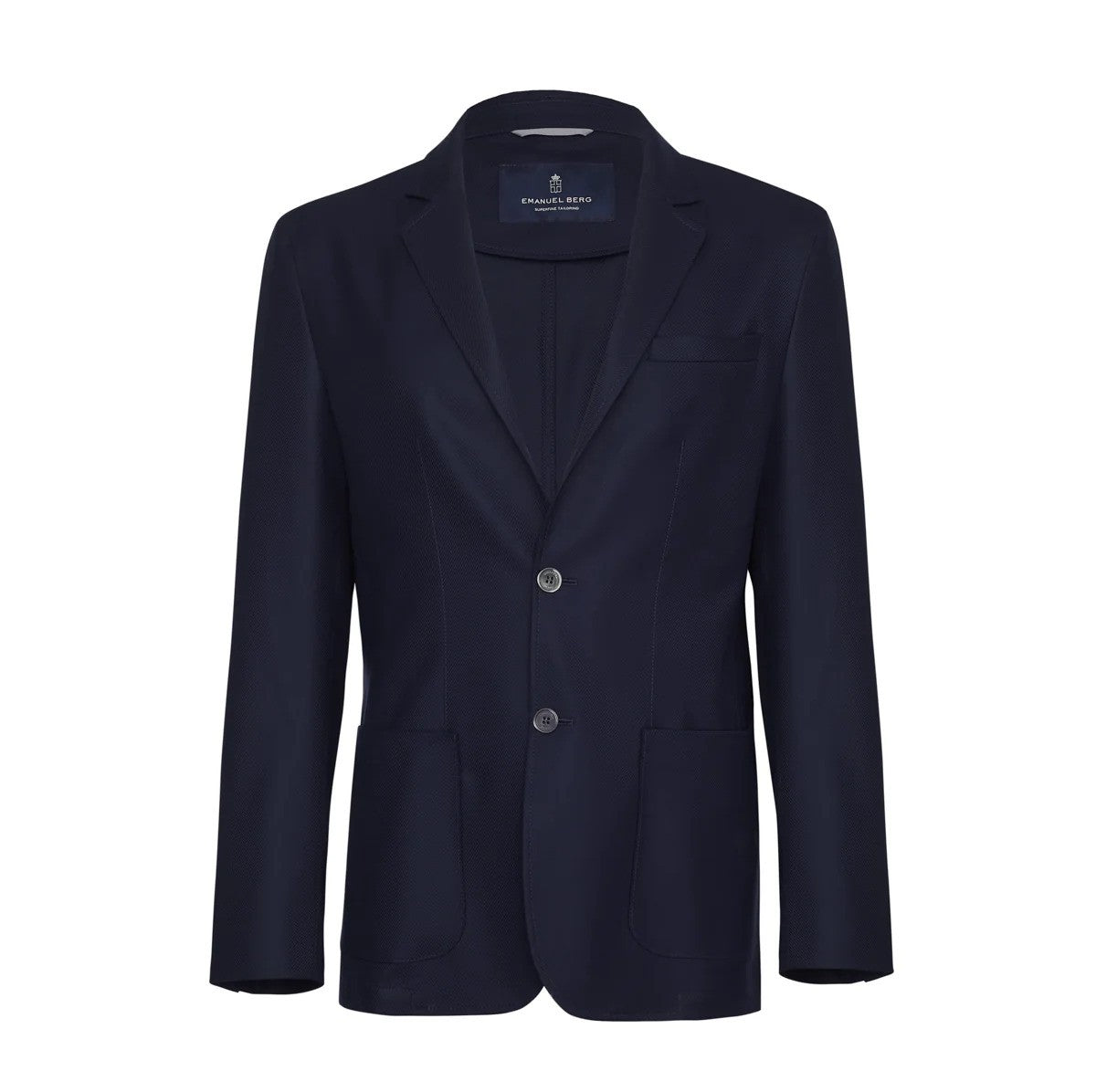 EMANUEL BERG | Blazer déconstruit en laine Loro Piana - Bleu marine