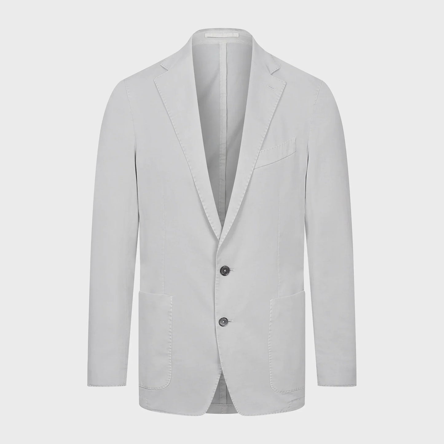 EMANUEL BERG | Veste souple déstructurée en coton délavé - Gris clair