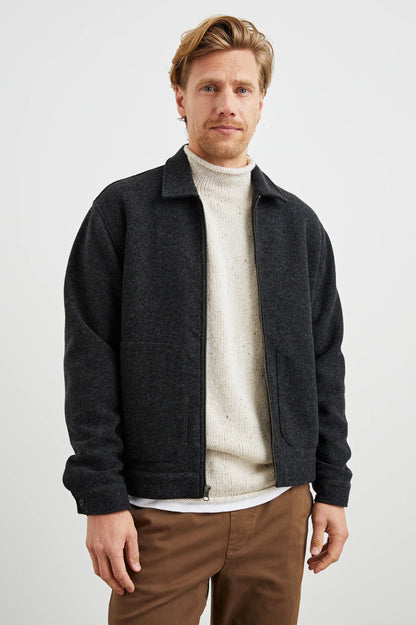 Rails | Veste ''Shael'' à texture bouclée laineuse - Gris