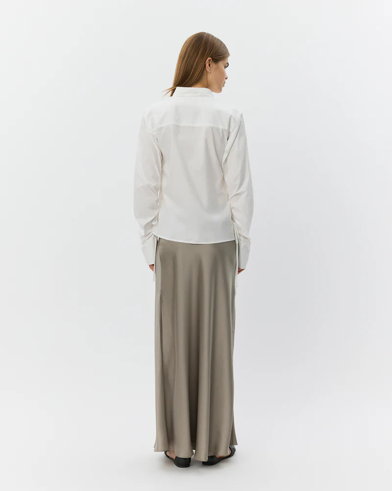 SOFIE SCHNOOR | Chemise "SHIRLEY" à détails cordonnés - Blanc