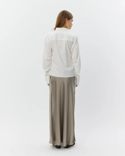 SOFIE SCHNOOR | Chemise "SHIRLEY" à détails cordonnés - Blanc