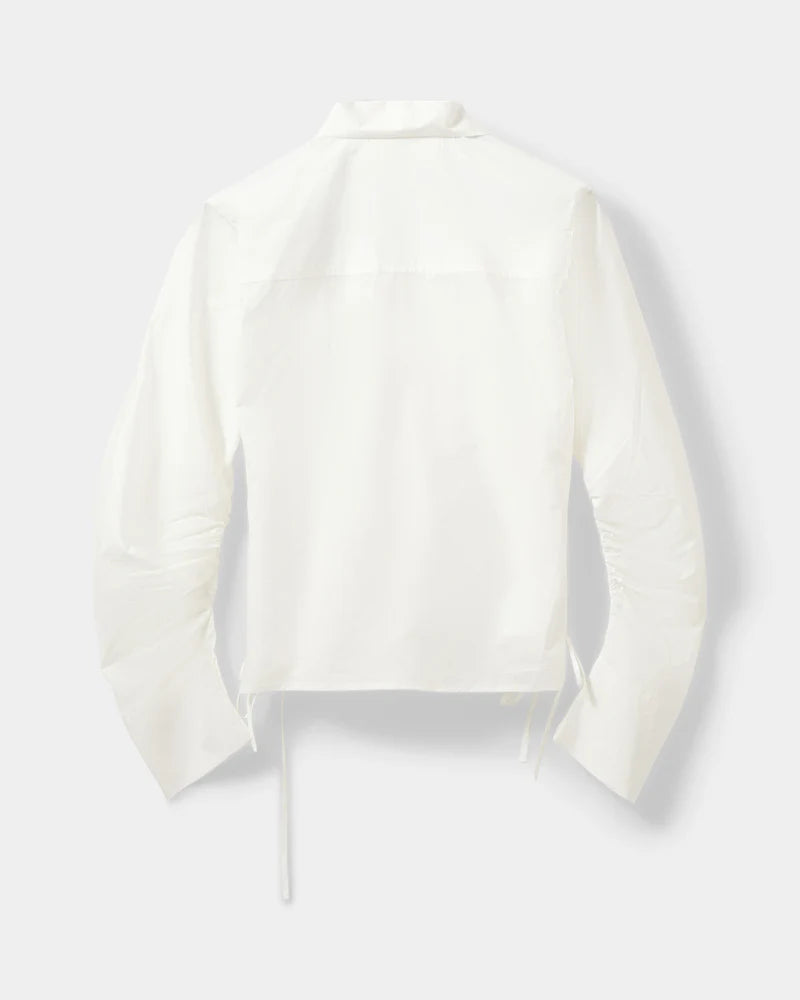 SOFIE SCHNOOR | Chemise "SHIRLEY" à détails cordonnés - Blanc