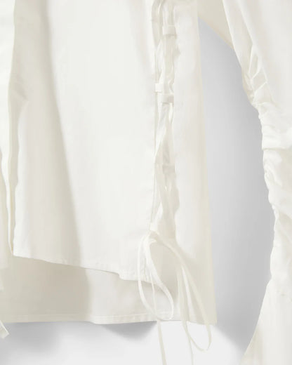 SOFIE SCHNOOR | Chemise "SHIRLEY" à détails cordonnés - Blanc