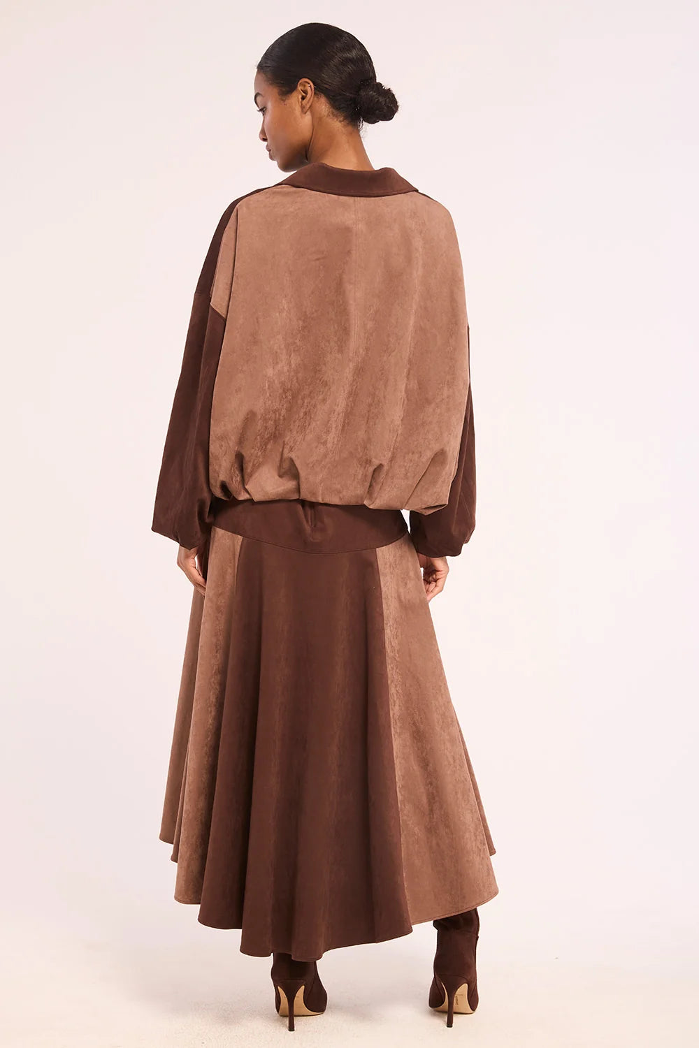 MISA | Veste en Suède 'Hester' | Marron