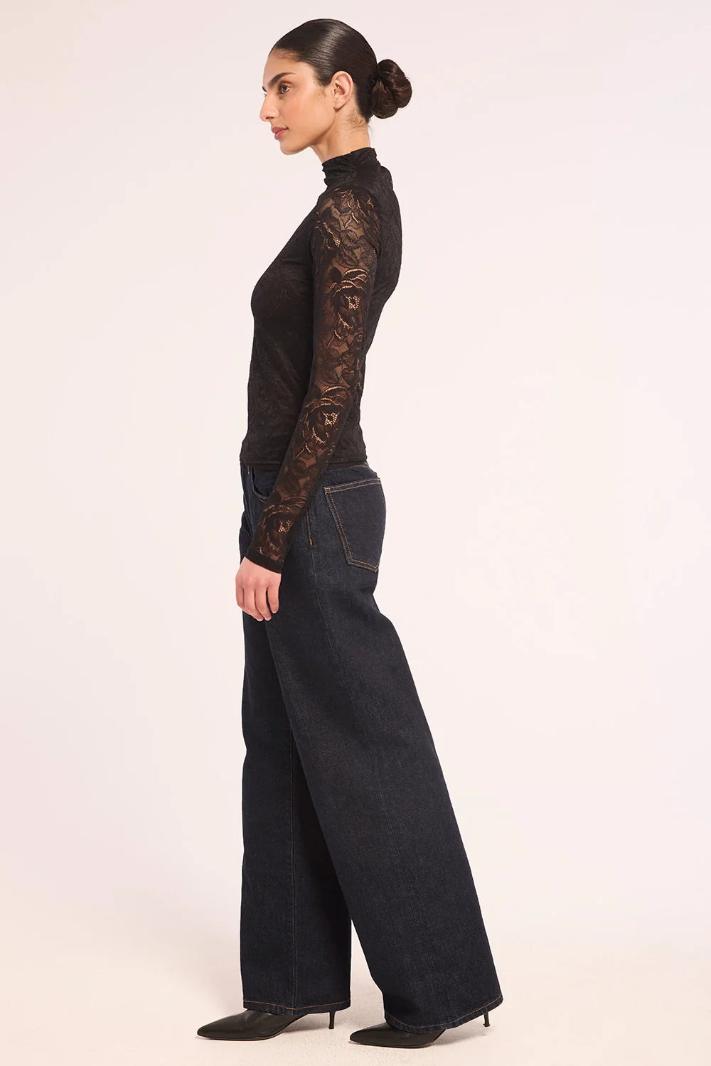 MISA | Haut en Dentelle 'Emman' | Noir
