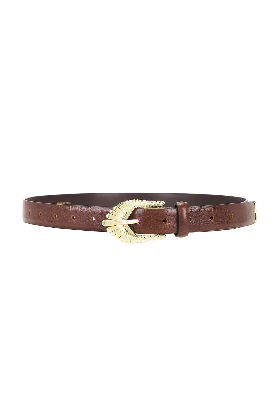 SANCIA | ceinture en cuir ''Zolna'' - Chocolat