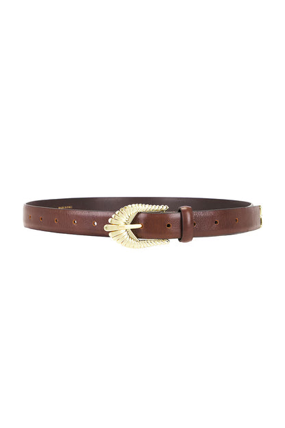 SANCIA | ceinture en cuir ''Zolna'' - Chocolat