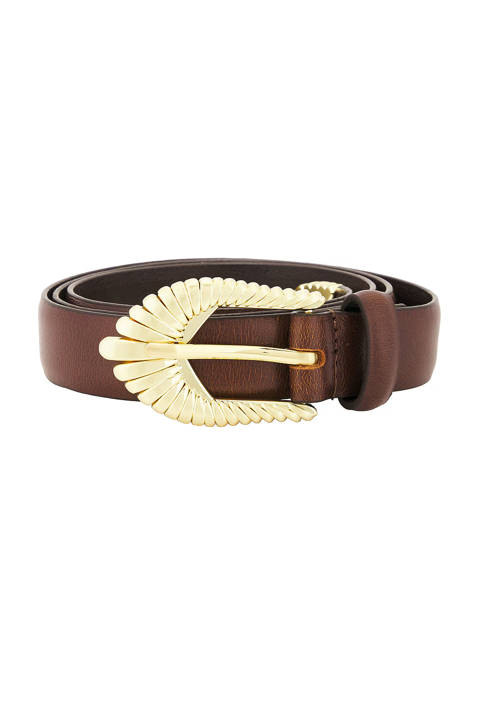 SANCIA | ceinture en cuir ''Zolna'' - Chocolat