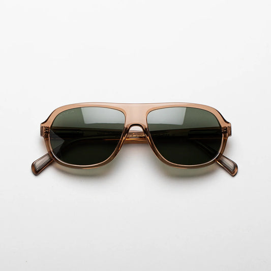 Steve McQueen Eyewear | Les lunettes de soleil ''SOLAR RACING''  | Crystal Caramel 105