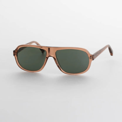 Steve McQueen Eyewear | Les lunettes de soleil ''SOLAR RACING''  | Crystal Caramel 105