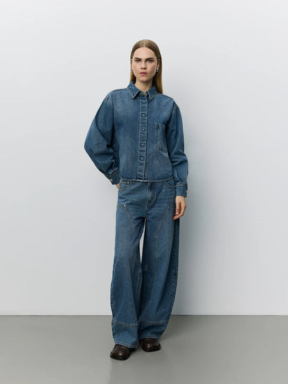 SOFIE SCHNOOR |  Berrel Jeans "Sonjasw"- Bleu