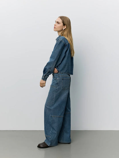 SOFIE SCHNOOR |  Berrel Jeans "Sonjasw"- Bleu