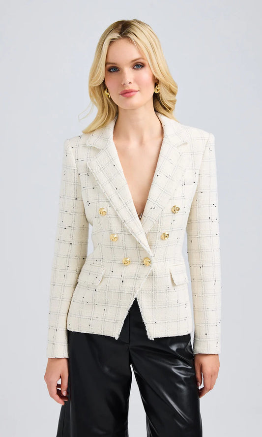Géneration love | Blazer "ELIZA" - Blanc/noir
